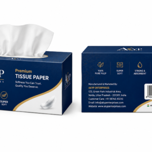 akyp premium 2 ply facial tissue cube box, 50 pulls, pack of 2 (total 100 sheets)