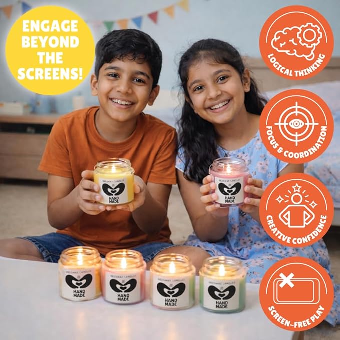 akyp aroma beeswax candle kit | diy candle making craft kit for kids & adults | natural scented candles | pure beeswax | candle making set | handmade candles for girls age, 9 11, 12 14 years akyp aroma beeswax candle kit | diy candle making craft kit for kids & adults | natural scented candles | pure beeswax | candle making set | handmade candles for girls age, 9 11, 12 14 years