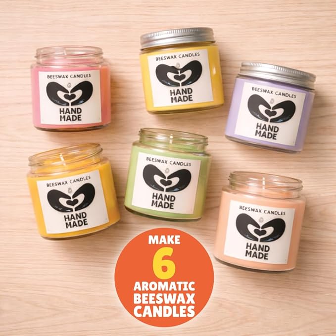 akyp aroma beeswax candle kit | diy candle making craft kit for kids & adults | natural scented candles | pure beeswax | candle making set | handmade candles for girls age, 9 11, 12 14 years akyp aroma beeswax candle kit | diy candle making craft kit for kids & adults | natural scented candles | pure beeswax | candle making set | handmade candles for girls age, 9 11, 12 14 years